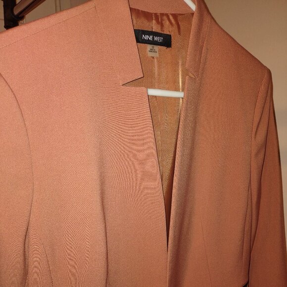 Nine West Peach Blazer w/ Inner Vest - Picture 1 of 4